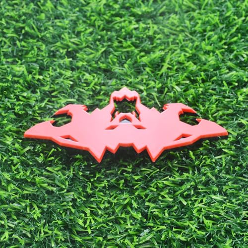 Image of 1x Wolf Emblems 3D Tailgate Side Badges Logo Fit for Tsla Cybertruck Car Truck Motorcycles (Black Red)