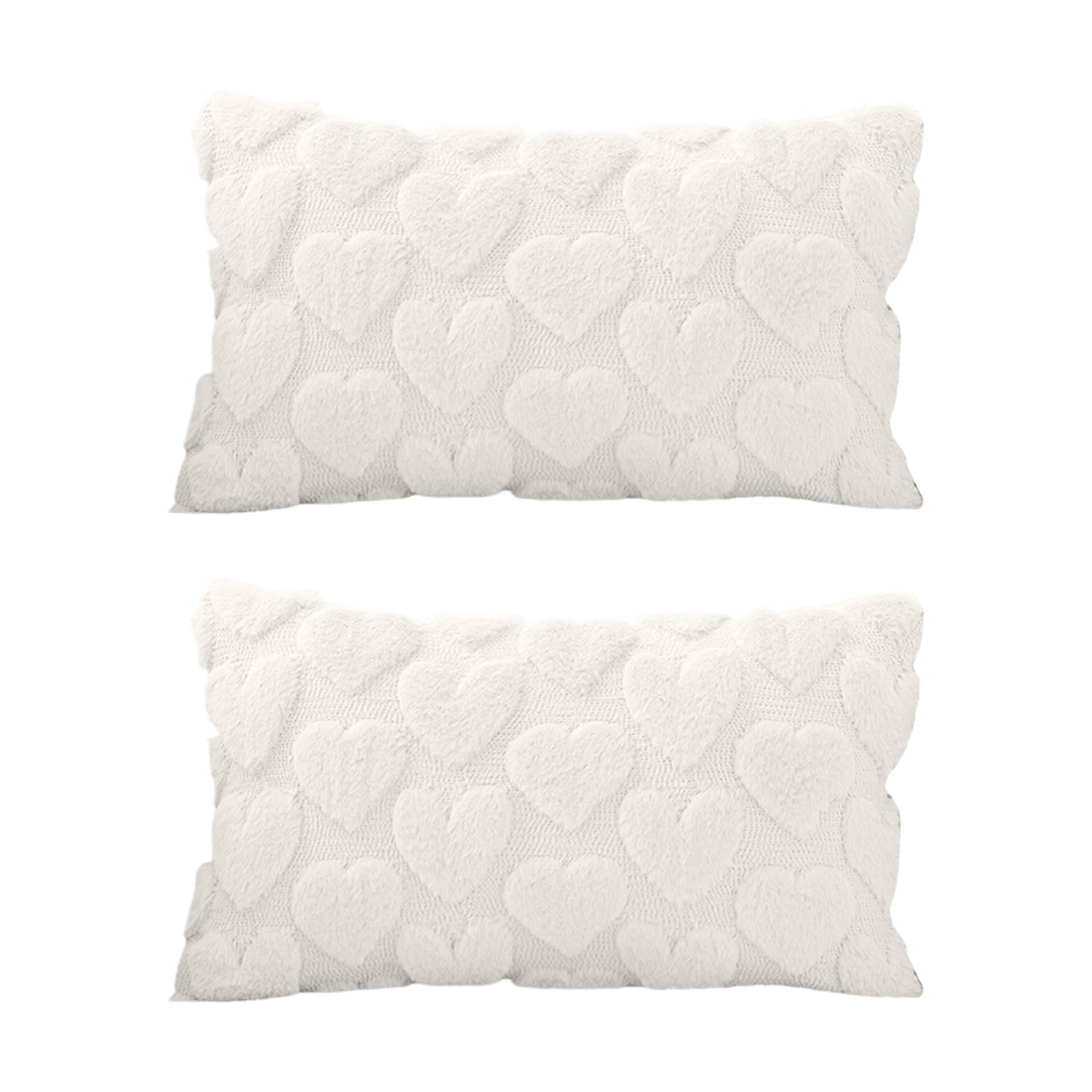 Yhplxyuus Of 2 Valentines Day Pillow Covers Soft and Durability Cushions Case for Holiday Homes Decors 45x45cm / 30x50cm Valentines Day Pillow Covers