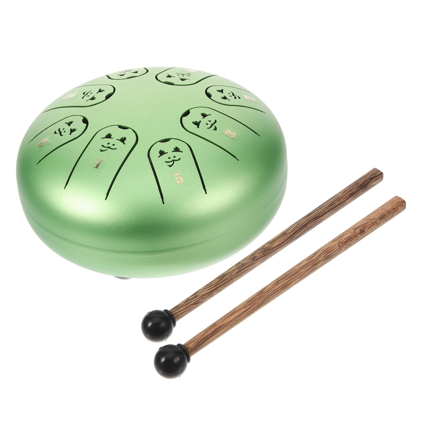 Yardwe Beginner Steel Tongue Drum Ethereal Sound Steel Tongue Drum for Adults Boys and Girls Toddlers Children Decorative Percussion Instrument Random Color