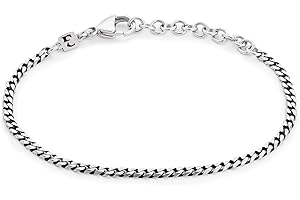 Galis Silver-Plated Cuban Link Bracelet for Men: A Statement of Refined Elegance