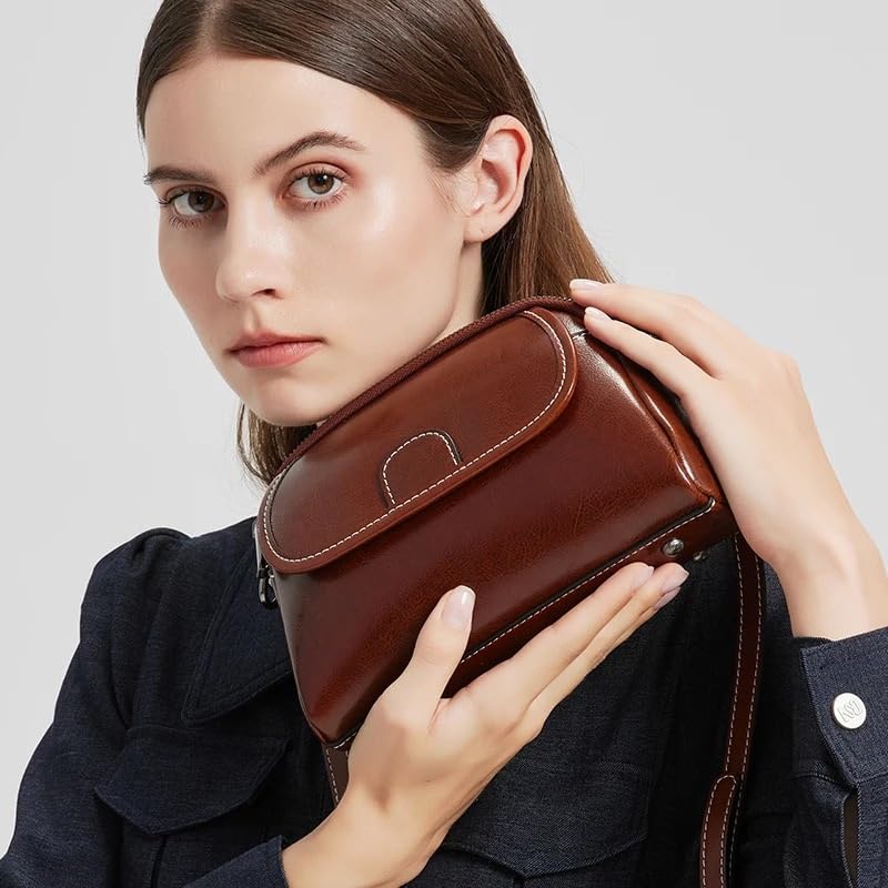 Sac bandoulière polyvalent en cuir de vache multicolore l'esprit vacances