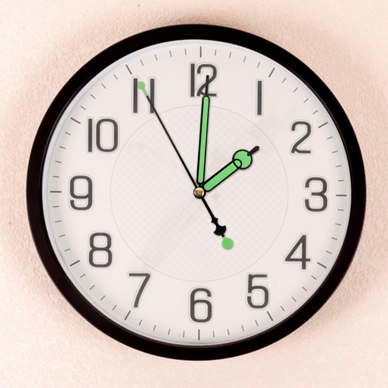 DOITOOL 1 Set Clock Mechanism Replacement, 3D Clock Movement with Luminous Hands for DIY Wall Clocks, Analog Display