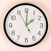 Vista 8 de DOITOOL 1 juego de repuesto de mecanismo de reloj, movimiento de reloj 3D con manecillas luminosas para relojes de pared de bricolaje, pantalla