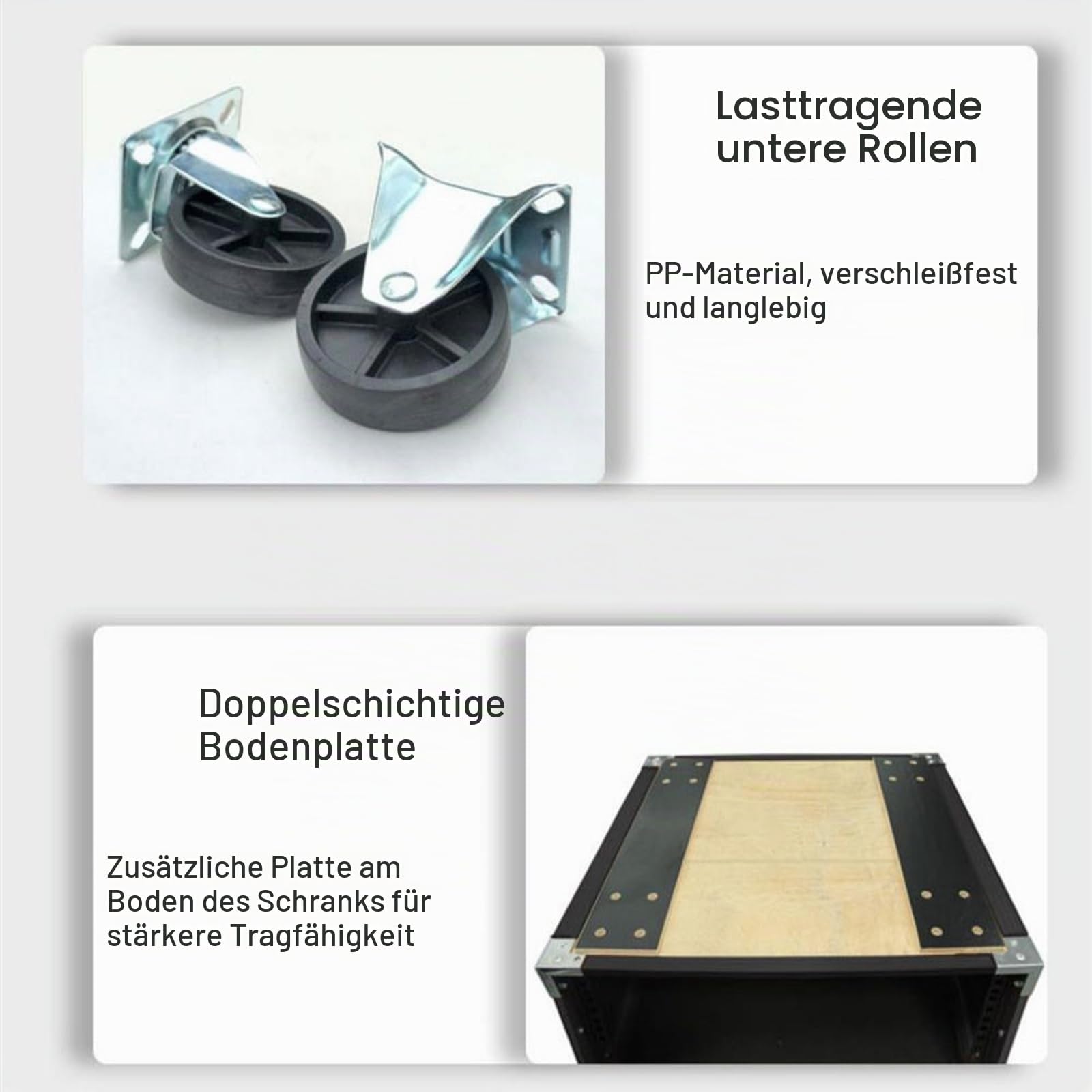 Audio Rack HiFi Regal, Medien-Stereoschrank-Ständer, Aufbewahrungsschrank, HiFi-Audioschrank Regale Mit Verstellbarem Regal, für Heimkino/Schlafzimmer/Büro