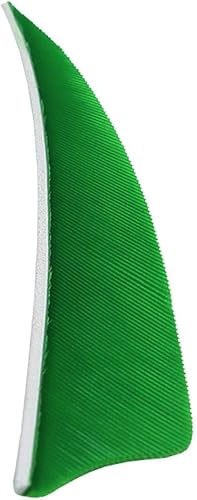 Miniatura 4 de M.SJUMPPER flechas de arquero de 3 pulgadas plumas reales con corte de escudo para DIY caza tiro ejes (paquete de 36)