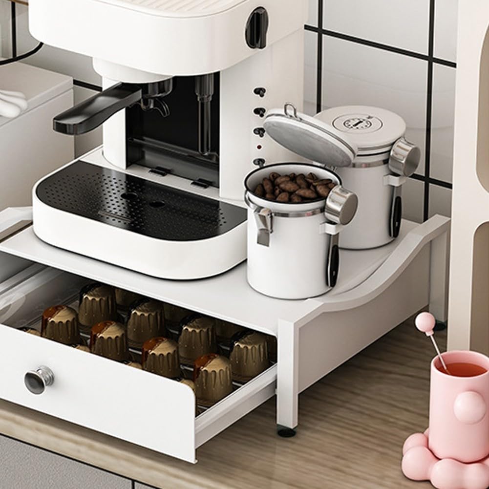 Schubladenregal für Kaffeezubehör, einfache Montage und Einrichtung (S)