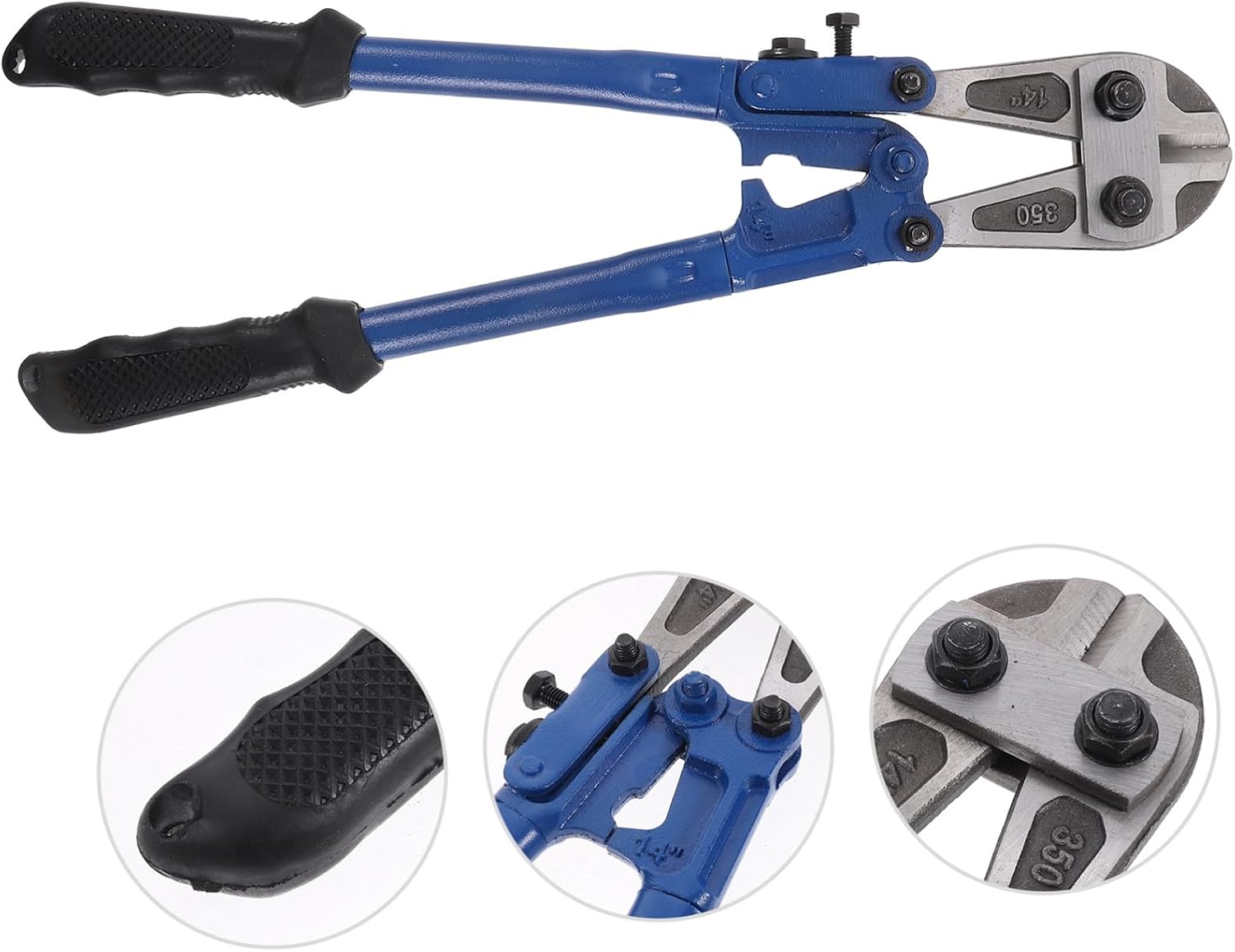 CHILDWEET Heavy Duty Bolt Cutter Ergonomic Steel Wire and Chain Link Fence Cutter Manual Lock and Tool with Comfort Grip for Outdoor and Industrial Use
