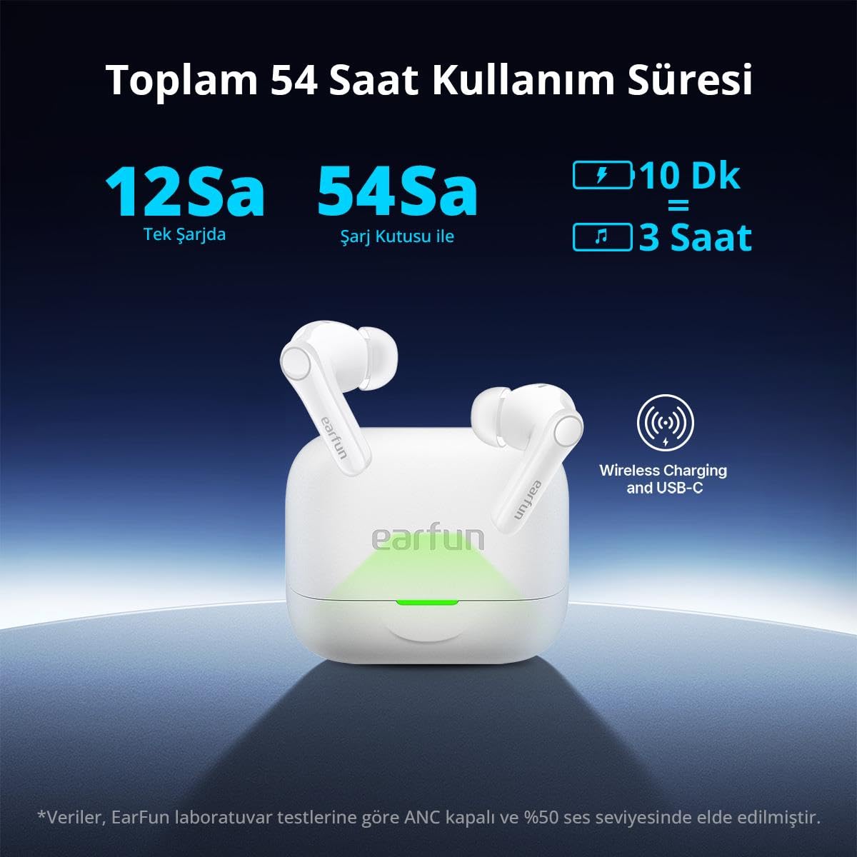 EarFun Air Pro 4+ Bluetooth Kulakiçi Kulaklık - Bluetooth 6.0-54