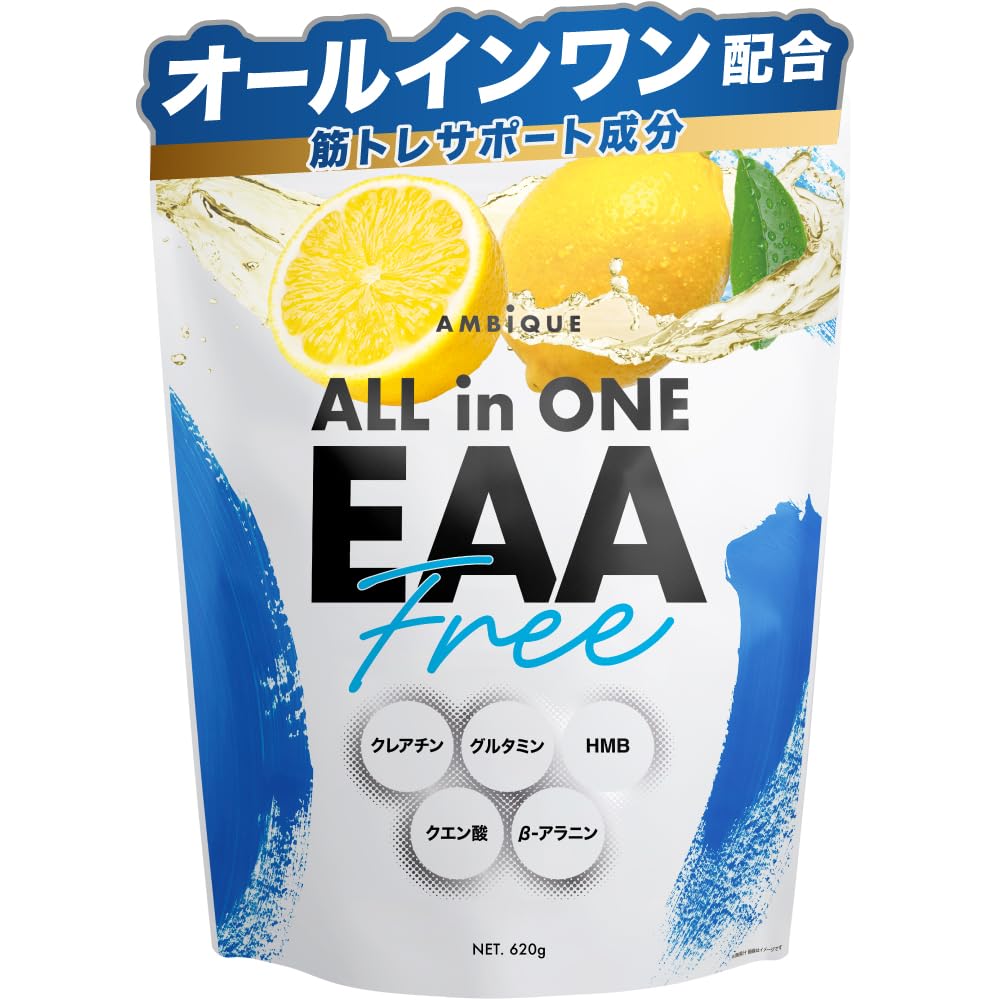 AMBiQUE オールインワンEAA BCAA 620g レモン風味