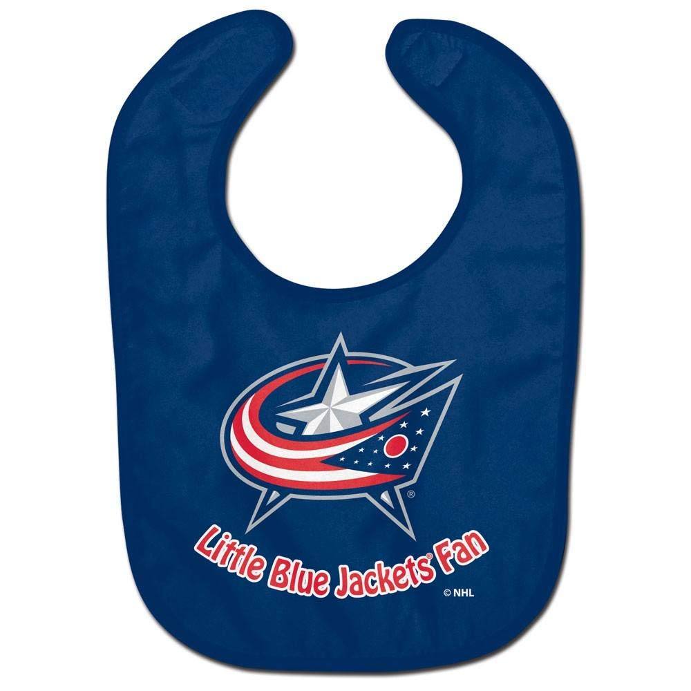 Bavoir bébé WinCraft NHL Columbus Blue Jackets en coton doux durable - 2