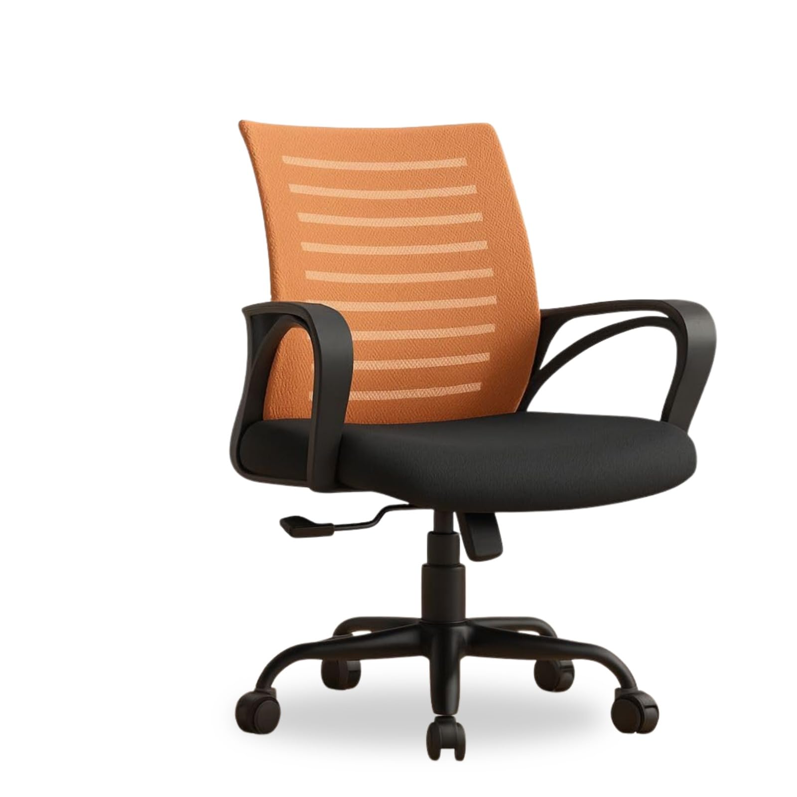 Sponsored Ad - INNOWIN Mini Jazz Mesh Mid-Back Ergonomic Home Office Chair | 3-Years Limited Warranty Included | Tilting & Height Adjustable Mechanism, Heavy Duty Metal Base | Ideal for Office Work & Study (Orange)