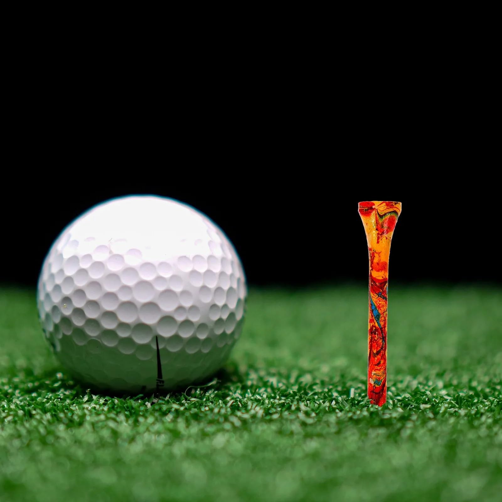 Golf Tee 50 stücke Holz Golfplätze Halter Golf Praxis Golfplätze Tees Golfplätze Nägel Golf Lieferungen Golf Zubehör FüR Einen Idealen Abschlag