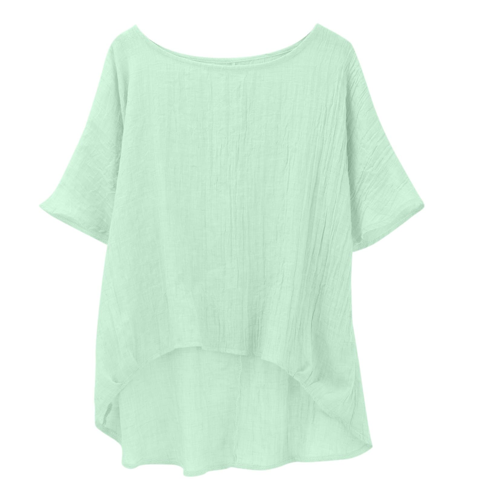 Women's Summer Cloud Cotton Loose Top Comfortable Casual Work Tops