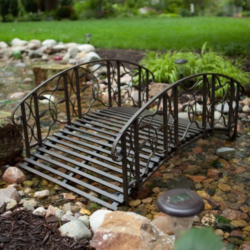 Coral Coast Coral Coast Willow Creek 4-ft. Metal Garden Bridge, Metal