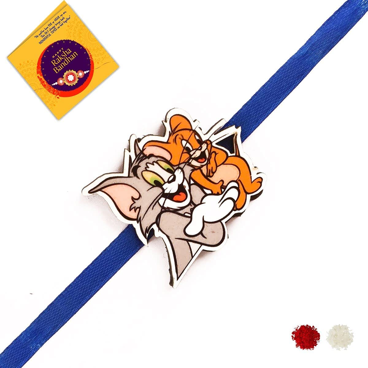 A Pioneer - Handmade Magnetic Rakhi For Brother/Children/Kids/Bhaiya/Bhai with Roli Chawal and Rakshabandhan Greeting Card (B098XWBCP2) Amazon Price History, Amazon Price Tracker