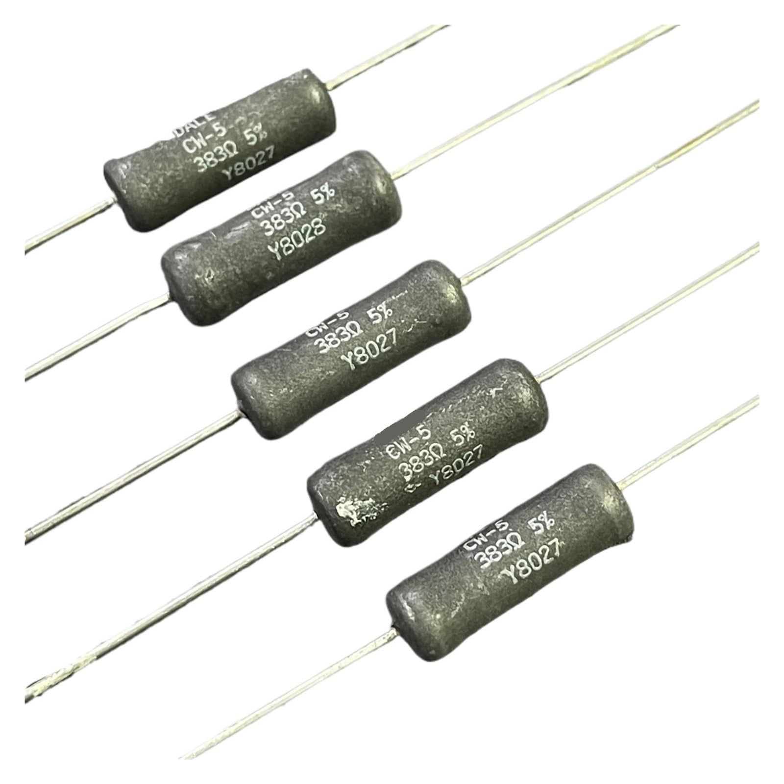 LEOTNNDQ 1pcs CW-5 6.5W 383R 383Ω resistor