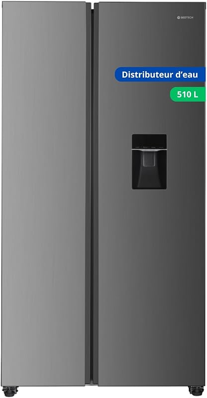 GEDTECH GSBS510IXT 510L Multi-Door Refrigerator (324L + 181L) - Stainless Steel