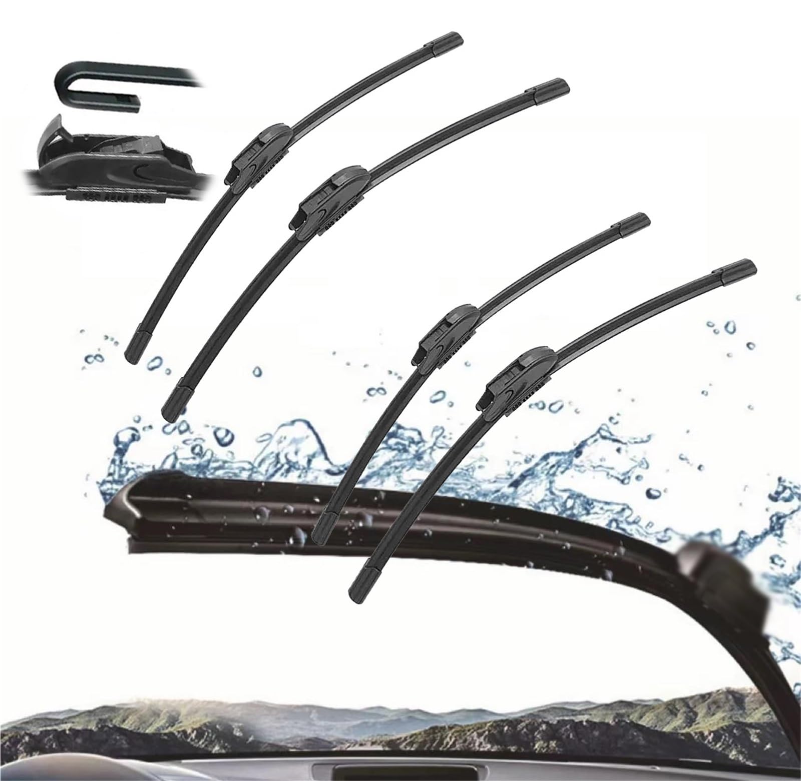Balais d'essuie-glace voiture CRV MK4 2012-2016 | Accessoires brosses avant arrière
