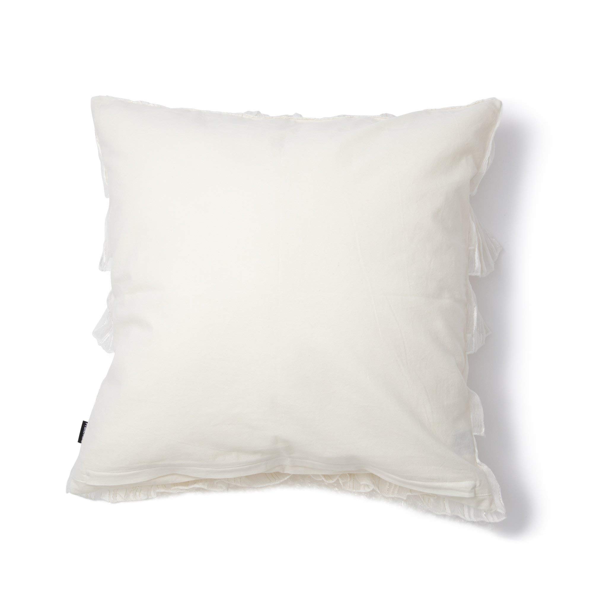 Amazon.co.jp: フランフラン クッションカバー 450×450 ホワイト（20SS