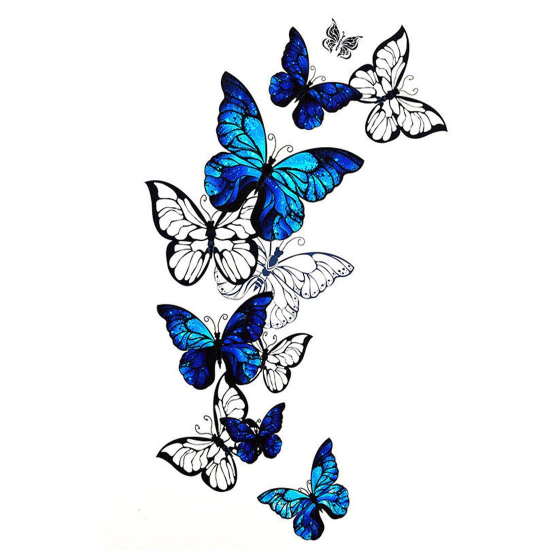 Tatmods Wrist Arm Hand Butterfly Design Temporary Tattoo Waterproof Hot Tattoo For Girl and Woman-image-49