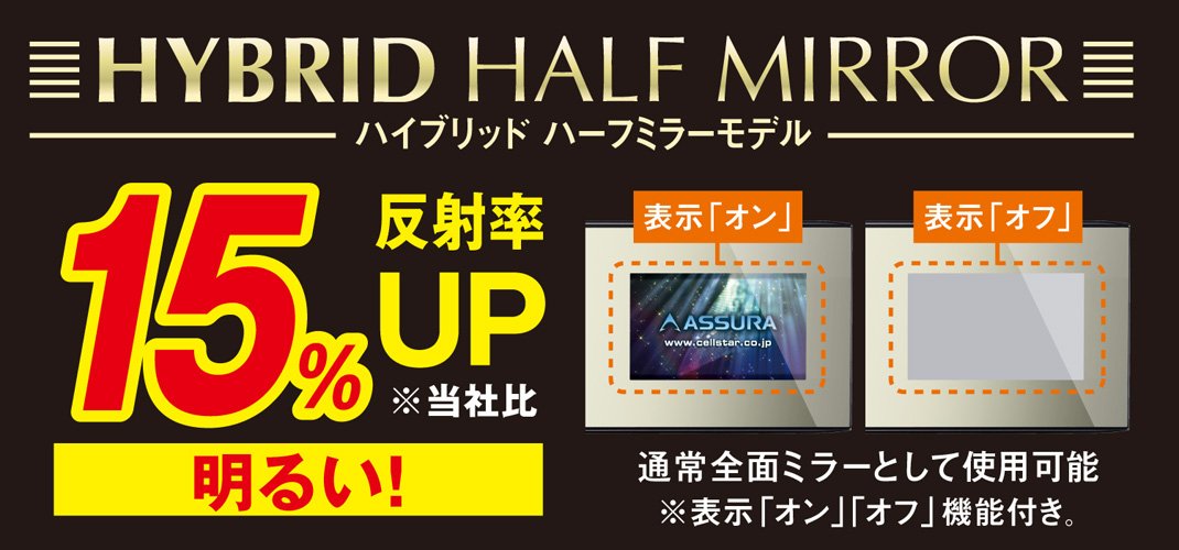 Amazon | セルスター(CELLSTAR) ミラータイプGPSレーダー探知機 (270mm