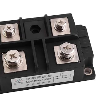 Bridge Rectifier, 400A 1600V High Power Rectifier Diode 4 Terminals Single Phase