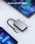 USB Hub 3.0,Vilcome 6-Port USB Hub (3 USB 3.0 Ports and 3 USB 2.0 Port),Ultra Slim USB Data Hub for MacBook Pro,iMac, Surface Pro, Wii U, XPS, Notebook PC, Mobile HDD,USB Flash Drives and More