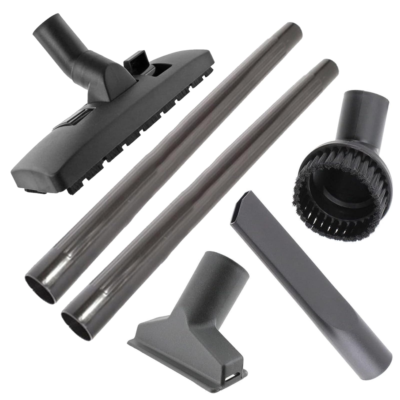 SPARES2GO Tool Kit for Guild 16L 30L GWD16 GWD30 Vacuum Cleaner Rod Brush Tube Pipe (35mm)