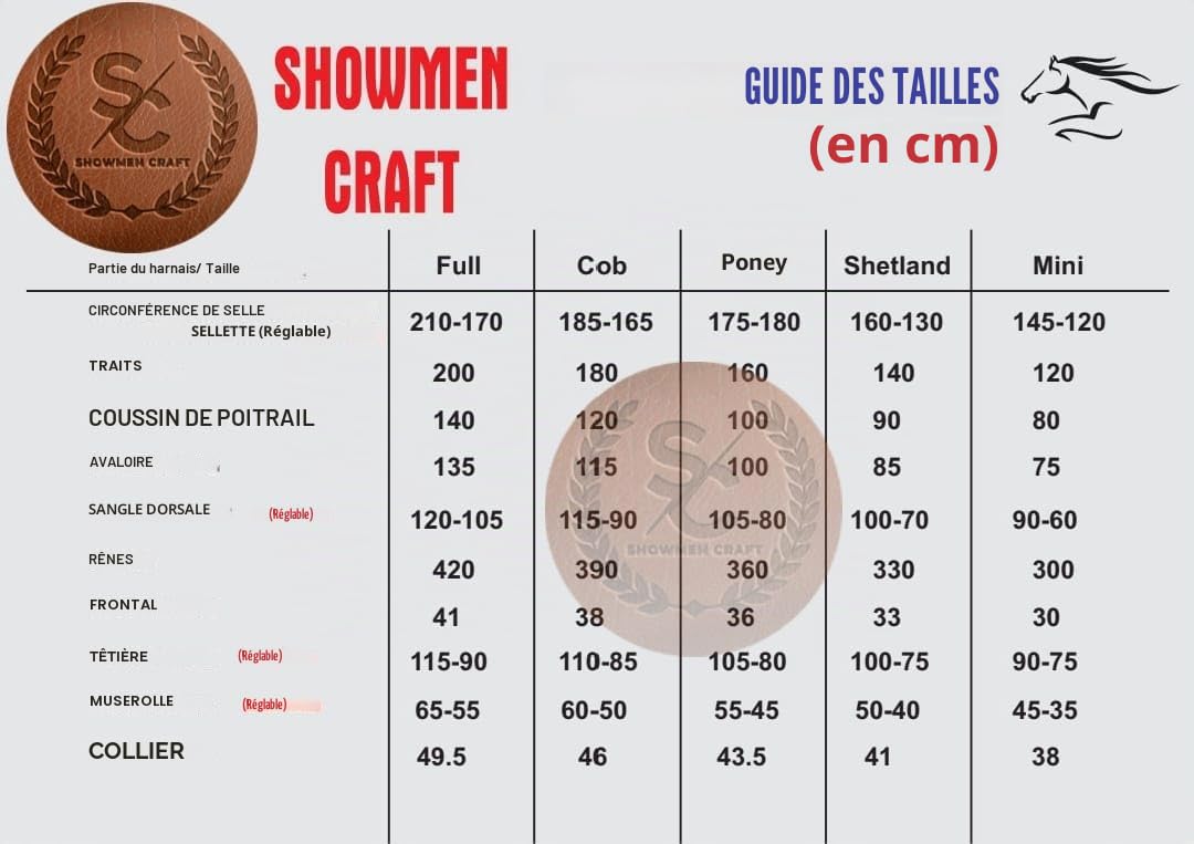 Harnais de conduite élégant en nylon synthétique vert foncé pour cheval simple en 4 tailles (plein)