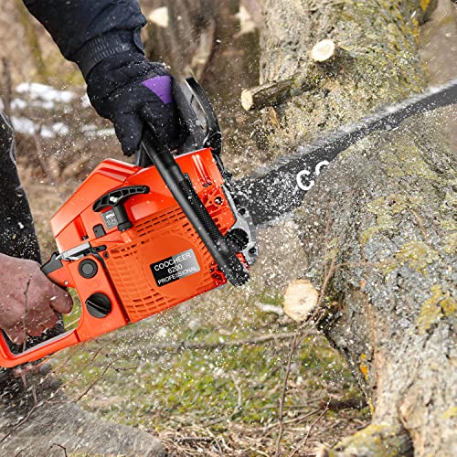 Coocheer 62Cc Gas Chainsaw 20 Inch Power Chain Saw 12000R/Min 2-Cycle 3.5 Hp Gas Powered Chainsaw With Carrying Bag And Tool Kit For Wood Cutting And Tree Trimming thumb #7