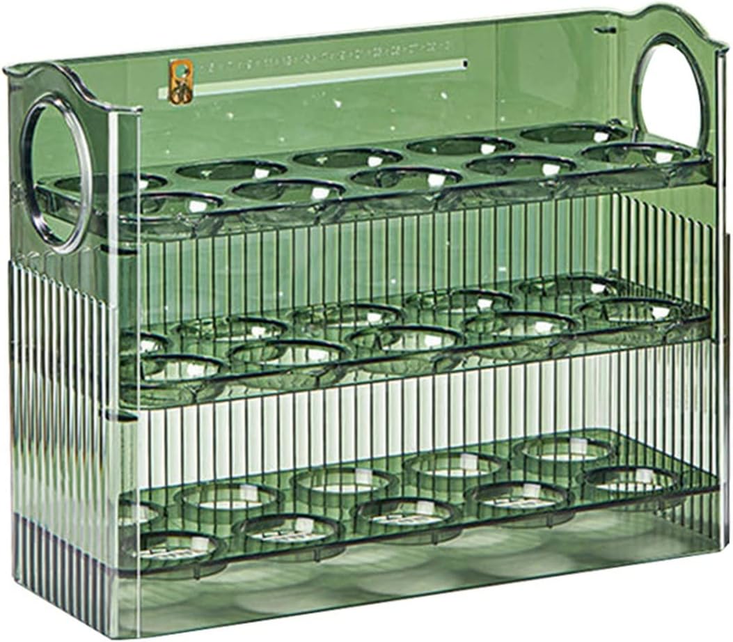 Egg Holder Egg Container Holder Anti-Slipping Household Egg Containers Boxes Special-Purpose Kitchen Gadgets for Refrigerator Side Door