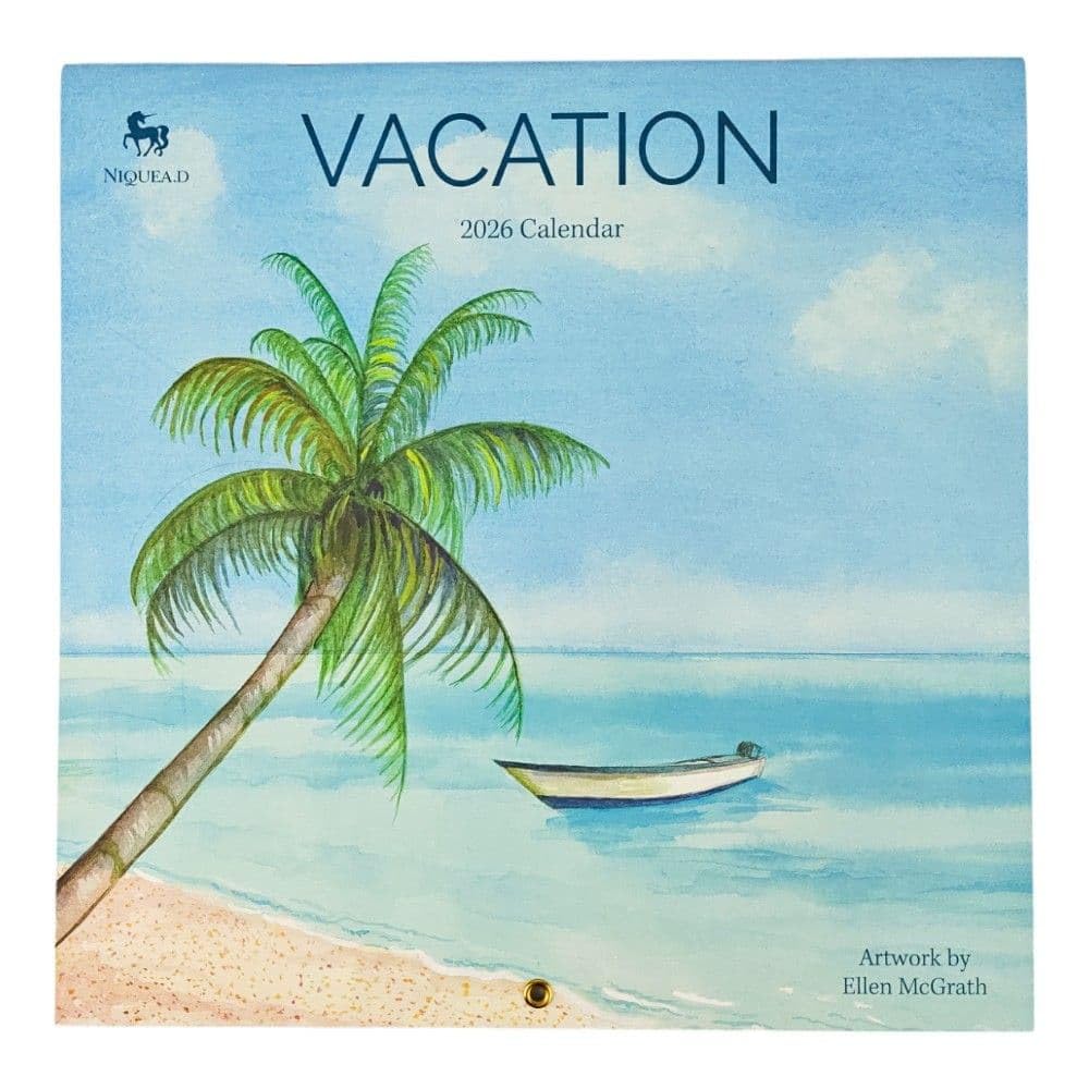 NIQUEA.D, Vacation 2026 Wall Calendar — image 1