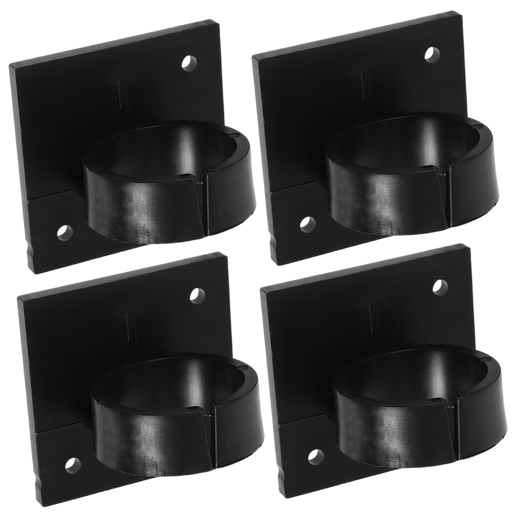 FONDOTIN 4pcs Microphone Clips Durable Mic Flag Holder for Office and Theater Use Lightweight Mic Accessory Compact Design for Easy Portability