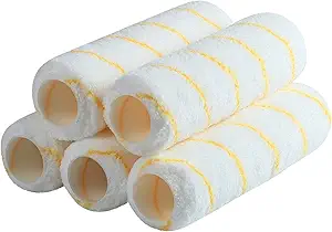 Bates- Paint Roller Covers, 9" Roller Covers, Pack of 5, Covers for Paint Rollers, Naps for Paint Roller Brush, Roller Naps, House Painting Supplies, Nap for Roller Frame, Covers for Paint Roller Kit