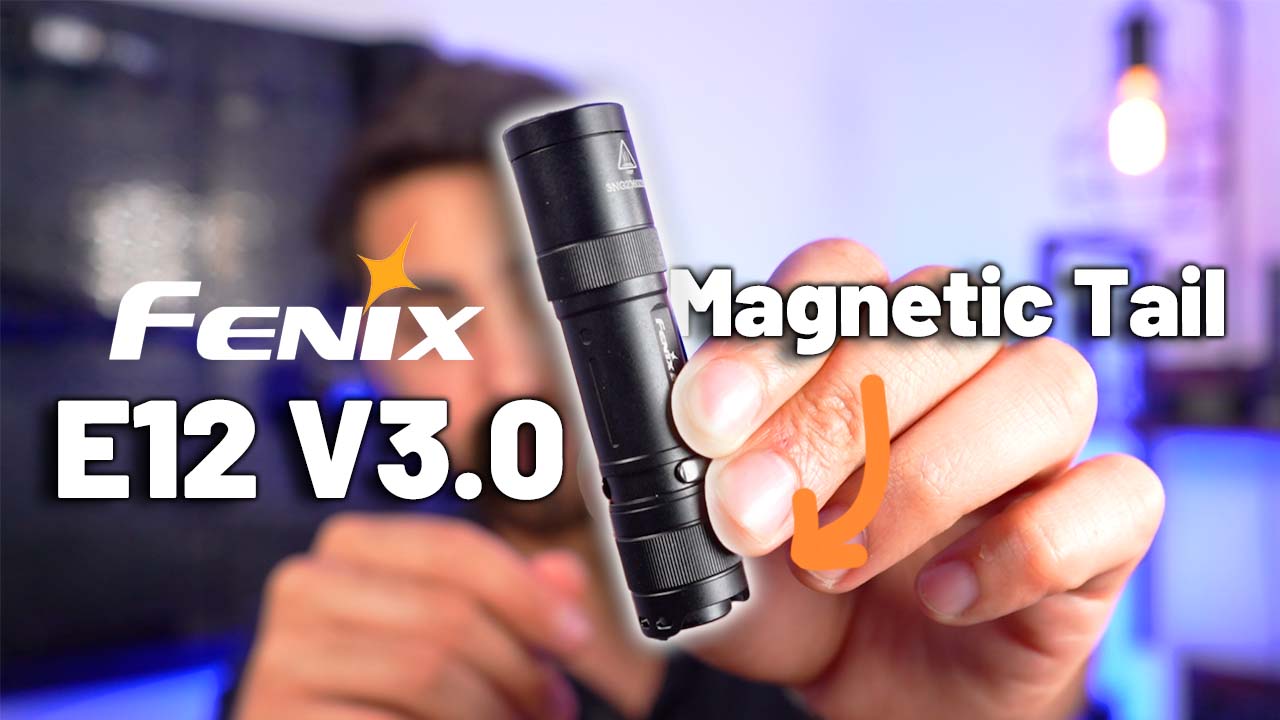 Fenix E12 V3.0 EDC Flashlight Penlight, 200 Lumen 1xAA Battery