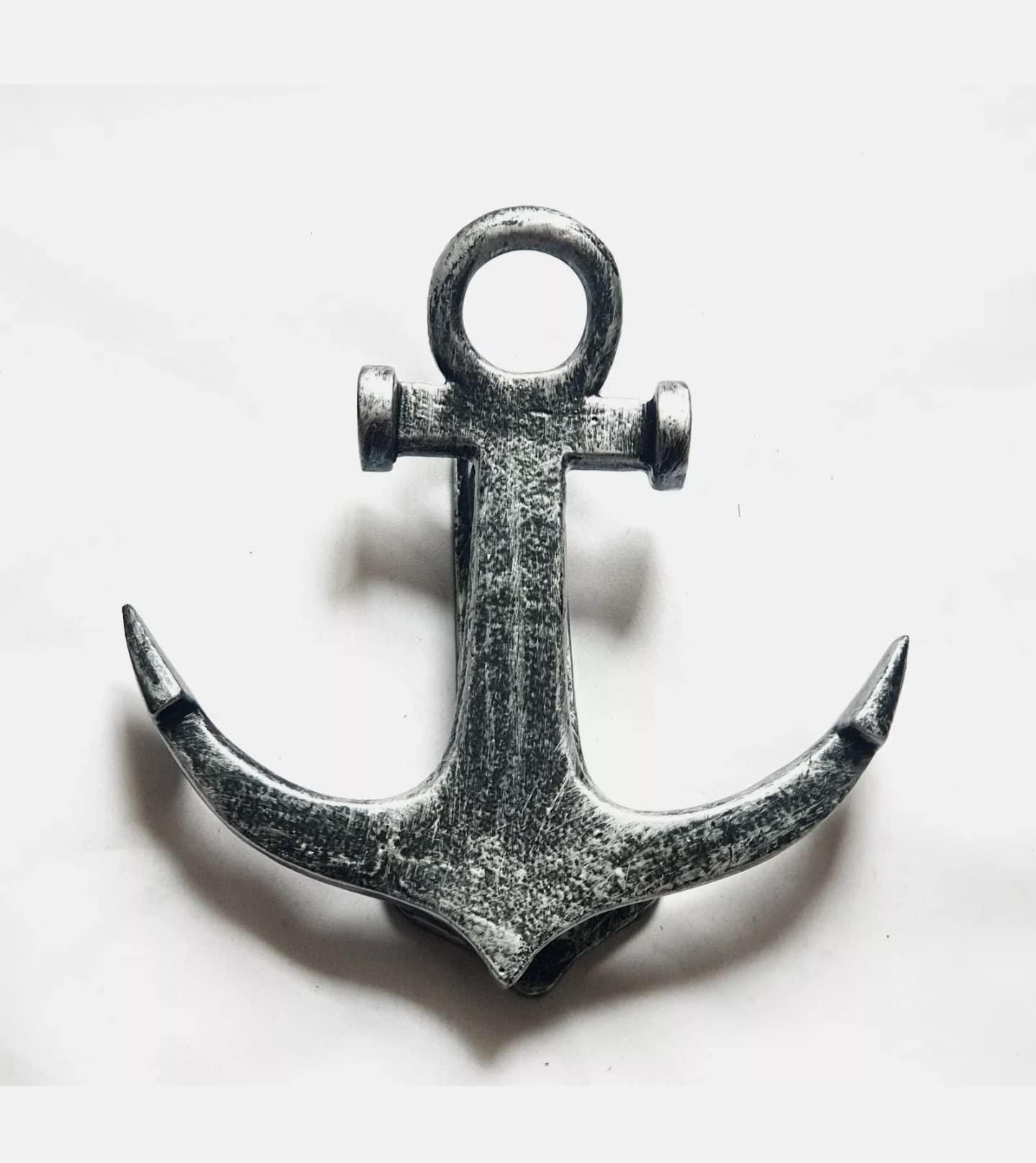 Anchor Front Door Knocker Cast Iron Art Deco Antique Silver Pewter Novelty