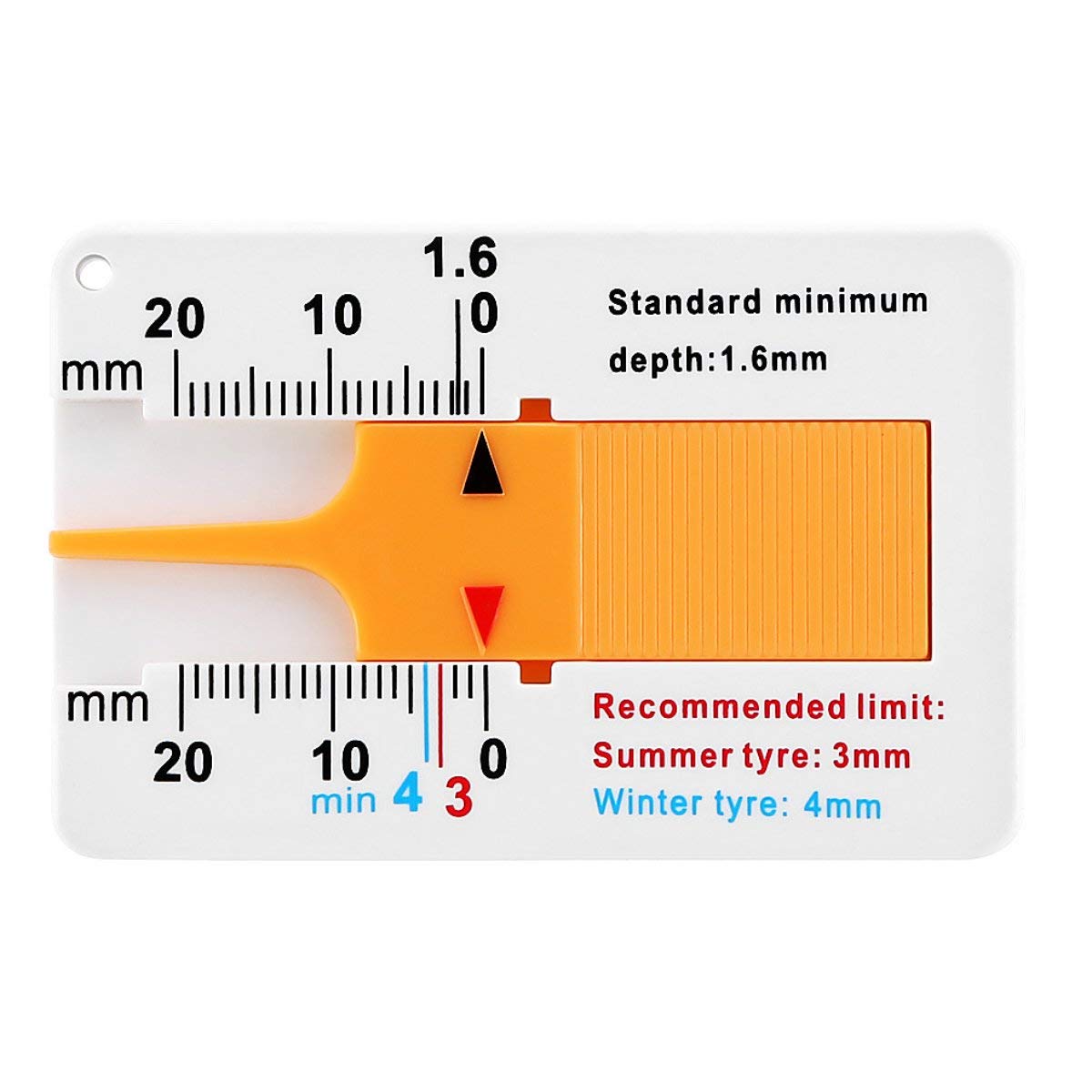 Buy Tire Depth Gauge Measure Tool Tyre Tread Depth Gauge Tread Depth