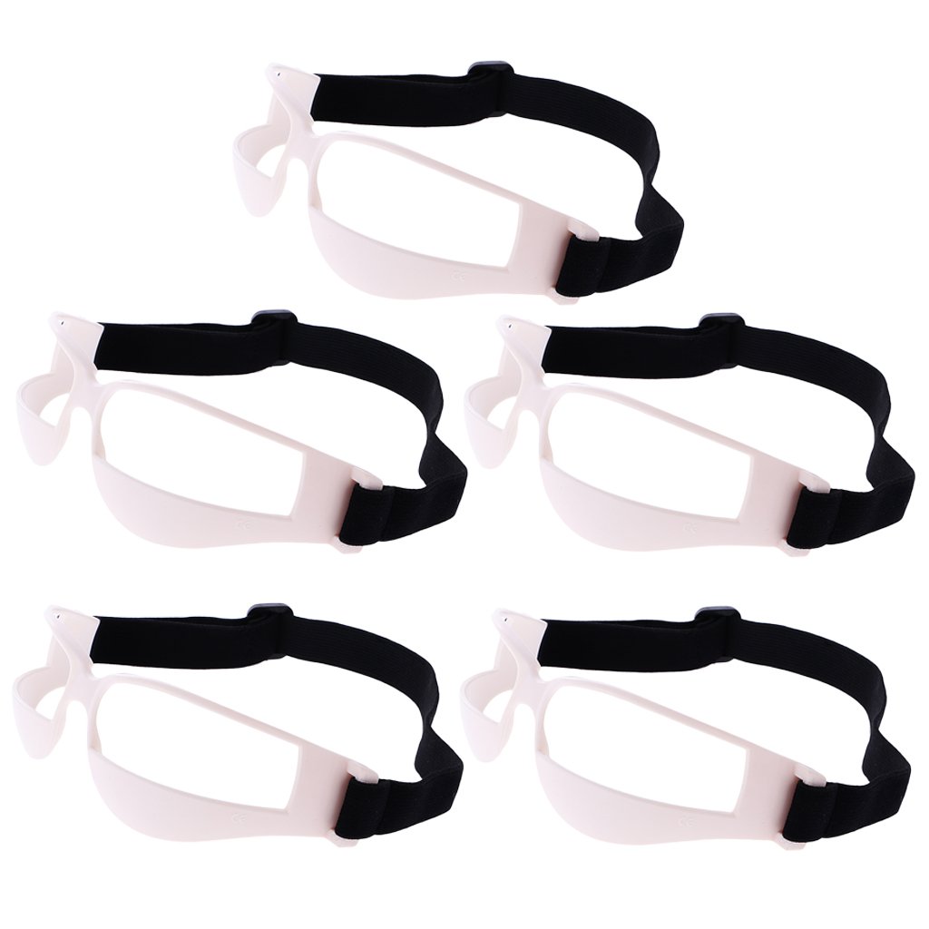 3 zestaw 5 sztuk sport koszykówka dryblowanie specyfikacje okulary pomoc szkoleniowa materiały białe