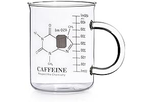 Chemistry Enthusiasts Unite: Caffeine Beaker Mug for your Analytical Days