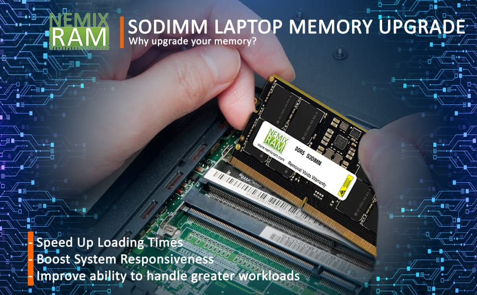 Amazon.co.jp: NEMIX RAM 16GB (1X16GB) DDR5 4800MHZ PC5-38400 1Rx8