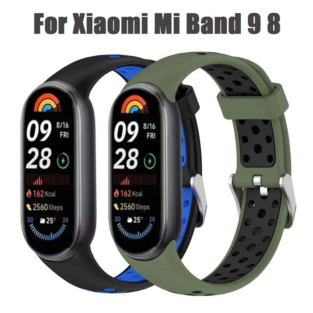 Silikonowy pasek do smartwatcha Xiaomi Smart Band 9 sportowa opaska na nadgarstek Correa akcesoria do Mi Band 8 8 NFC 9 bransoletka zastępcza