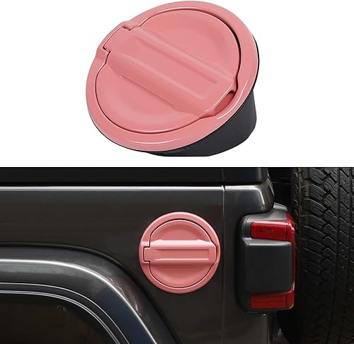 Vista 9 de Funda para tapa de tanque de gasolina para llenado de combustible JL para Jeep Wrangler JL 2018-2025 y Unlimited Sport Rubicon Sahara de 2/4
