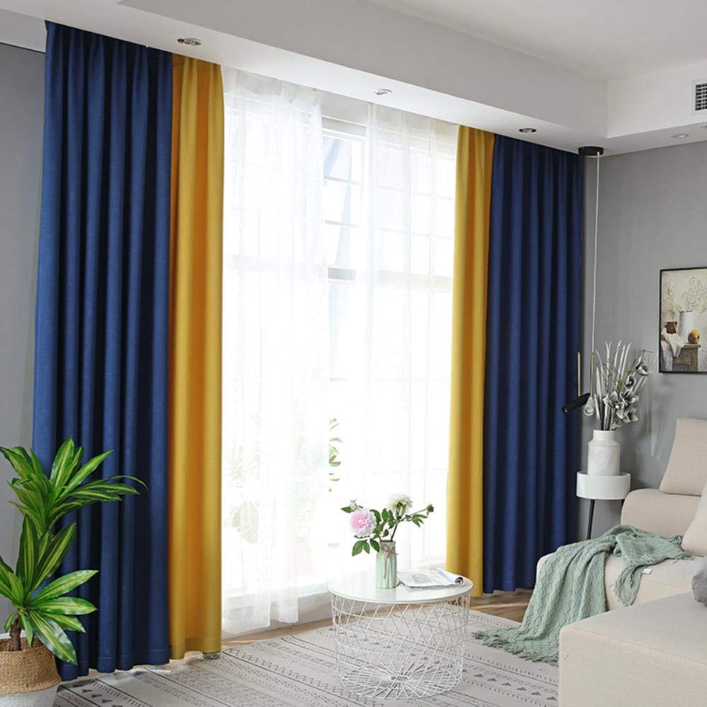 Anpassbarer nordischer Leinenstoff, 20 % Leinen, hohe Nähte, für Wohnzimmer/Schlafzimmer, Dekoration, 300 x 270 cm, Ele Rod Ket ains