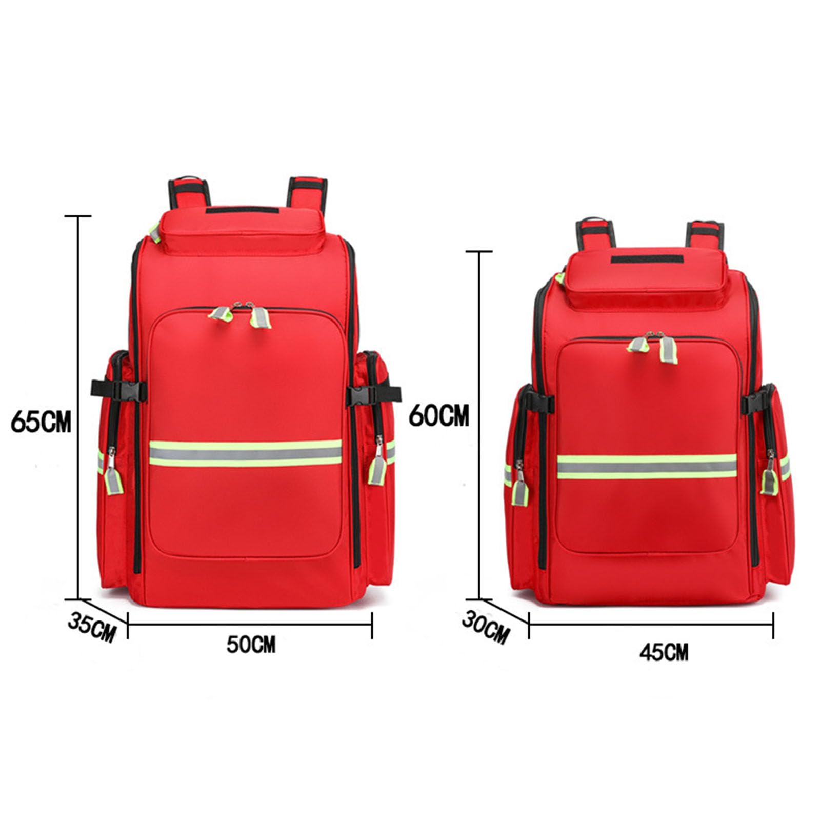 Torba pierwszej pomocy pusta torba ratunkowa Pierwsza pomoc Trauma Multi-Pocket Travel Field Trips Camping Essentials, odblaskowa torba urazowa