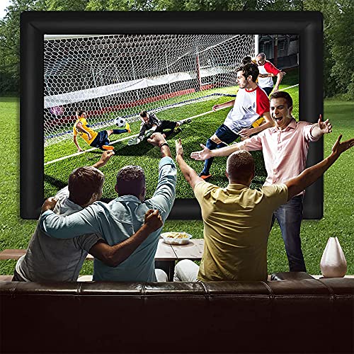 Pantalla de proyector para fiesta exterior e inflable de 24 pulgadas diagonal 5