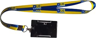 WristID™ LIC Lanyard Ribbons with Gloss Black Card Holder Refer Image for Official Use Pack of 1 on Amazon (Note: ID card ...