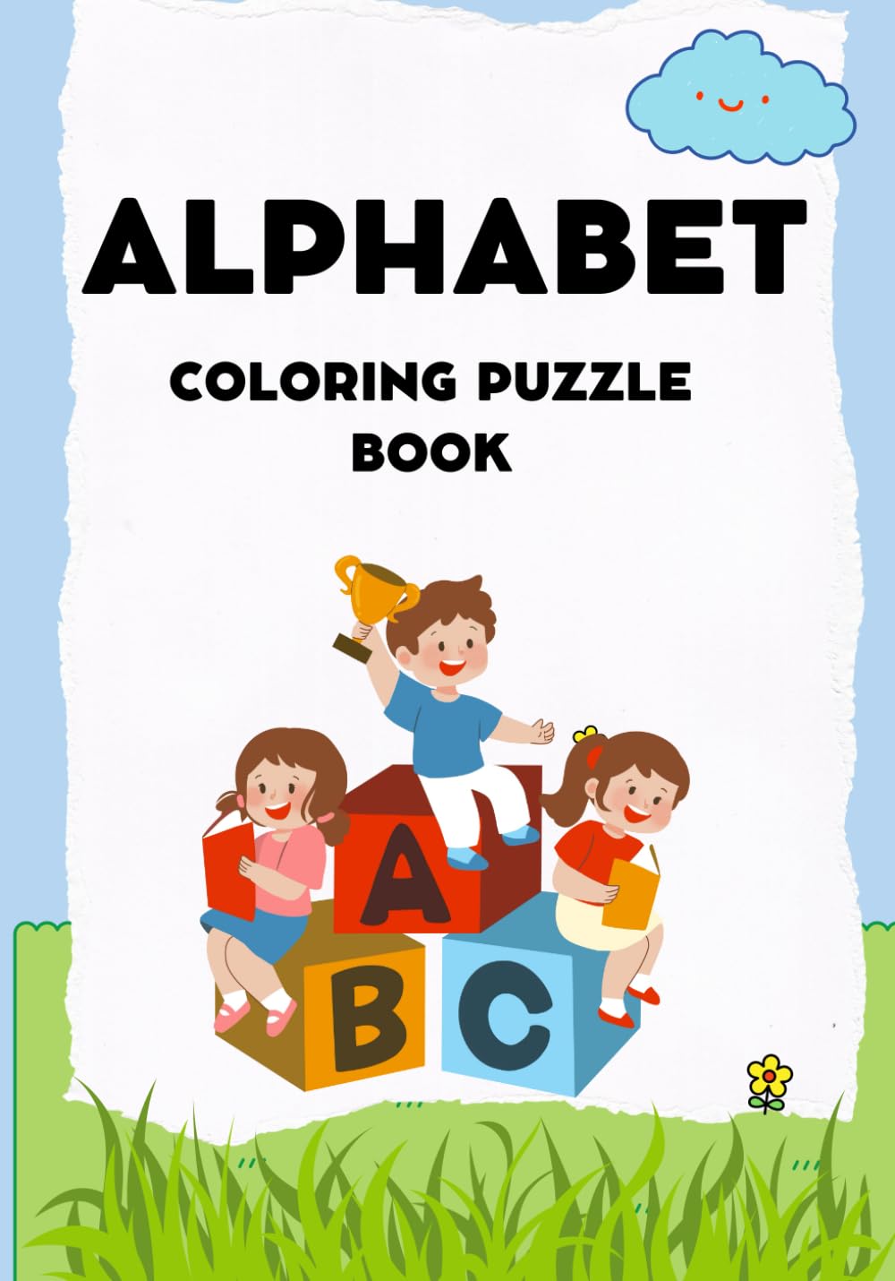 Alphabet Coloring Puzzle Book