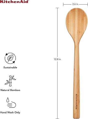 Miniatura 4 de KitchenAid Cuchara de bambú + tijeras de cocina con protector de cuchilla (8.72 pulgadas)