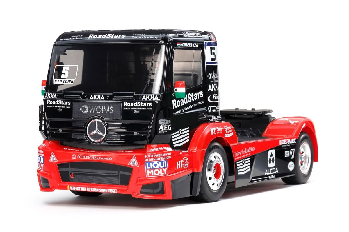 Tamiya Truck 1:14 Electric Truck Tankpool 24 58683 TT-01E Brushed Truck RC 4 koła napędowe (4WD) zestaw Mount