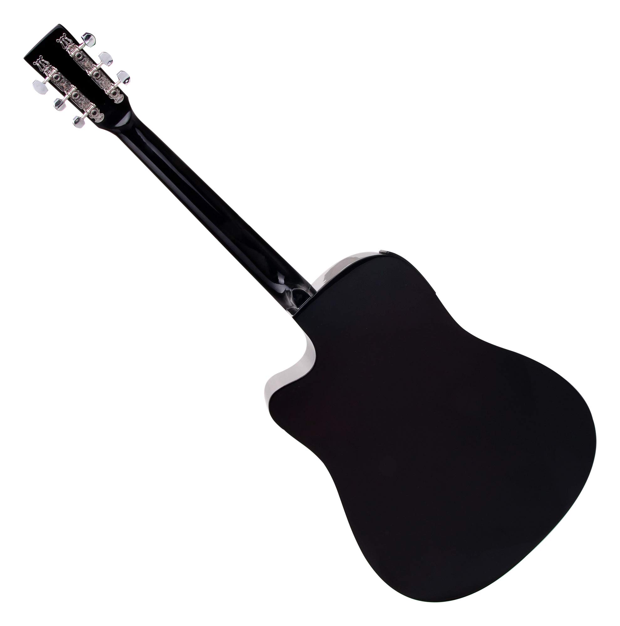 Classic Cantabile Chitarra Acustica Western con Pickup Starter-Set incl. | Stile Dreadnought con cutaway, 6 corde, 20 tasti, Capotasti: nickel silver, Tavola armonica, fondo, fasce: tiglio laminato